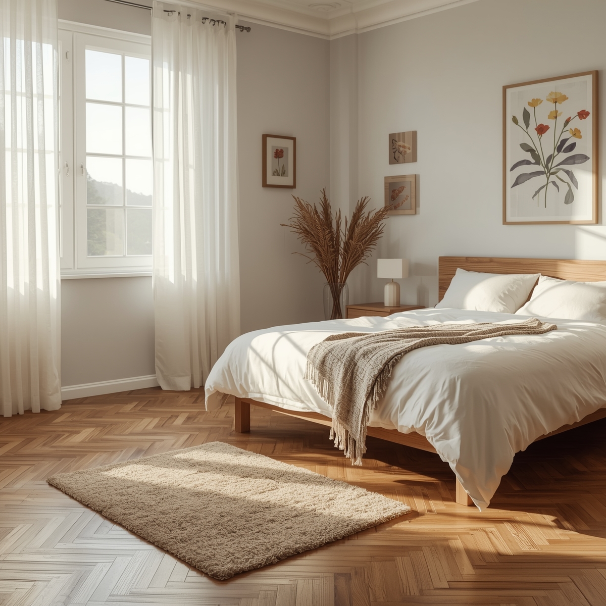 استفاده از کاشی های پرسلان لعابدار و سرامیک های عایق برای فضای اتاق خواب و داخلی منزل 